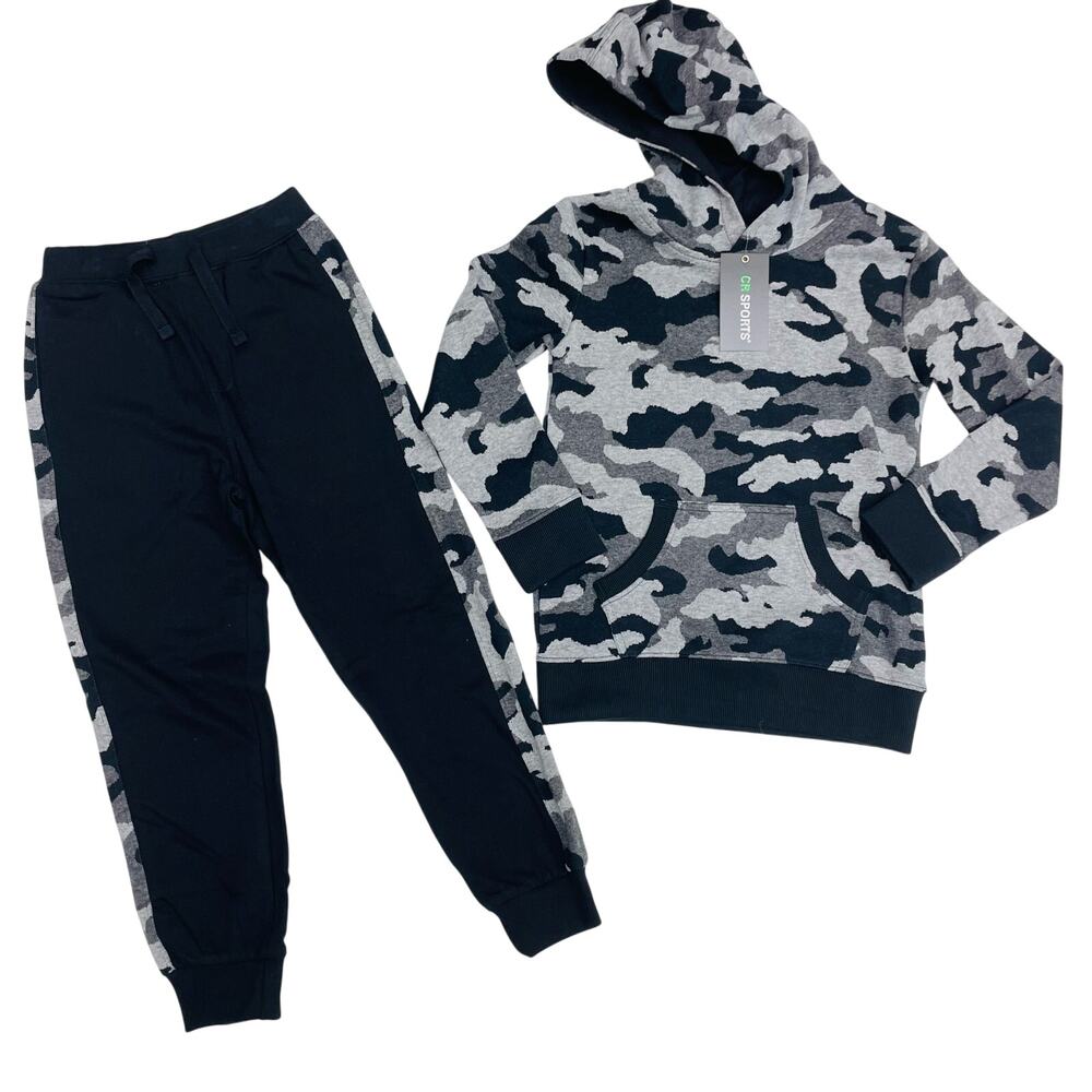 NWT CR Sports Size 4 Grey Camo Set